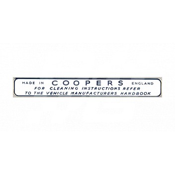 Image for COOPERS FRONT A/CLNR LABEL