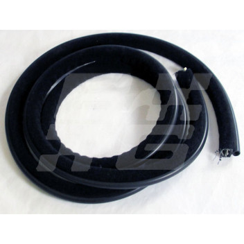 Image for Black Furflex door seal per Meter
