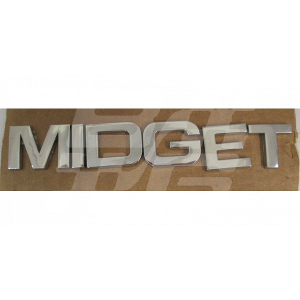 Image for BADGE SILLS 'MIDGET' LETTERS