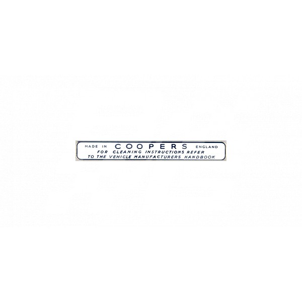Image for COOPERS FRONT A/CLNR LABEL