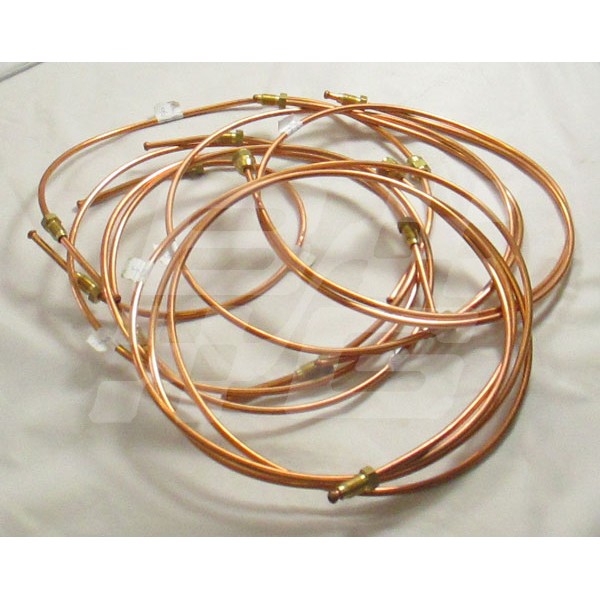 Image for MGB 62-74 Brake pipe kit RHD  (with servo)