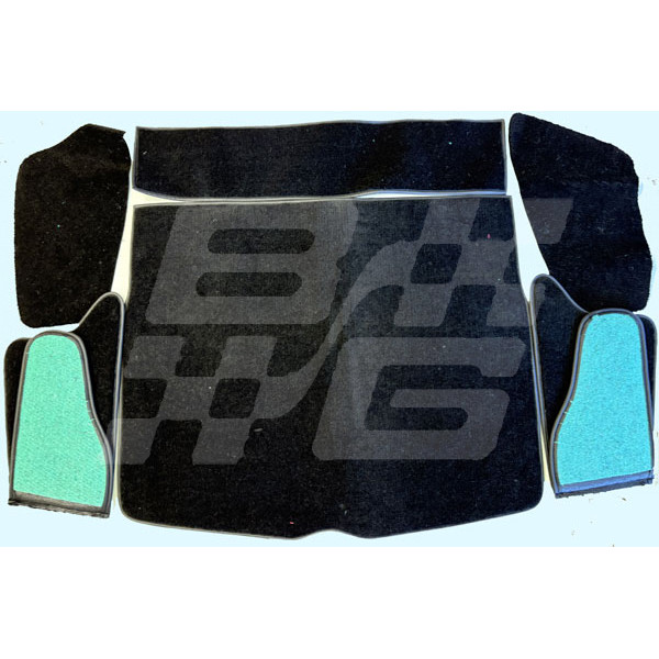 Image for Boot Complete black carpet set MGB GT