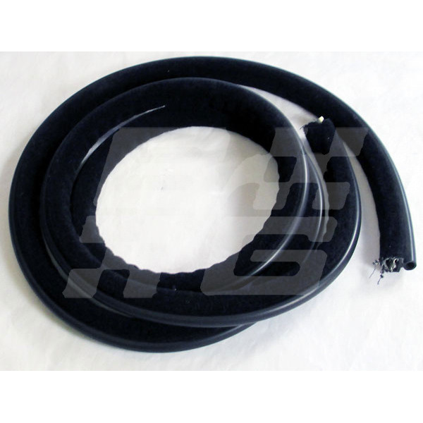 Image for Black Furflex door seal per Meter